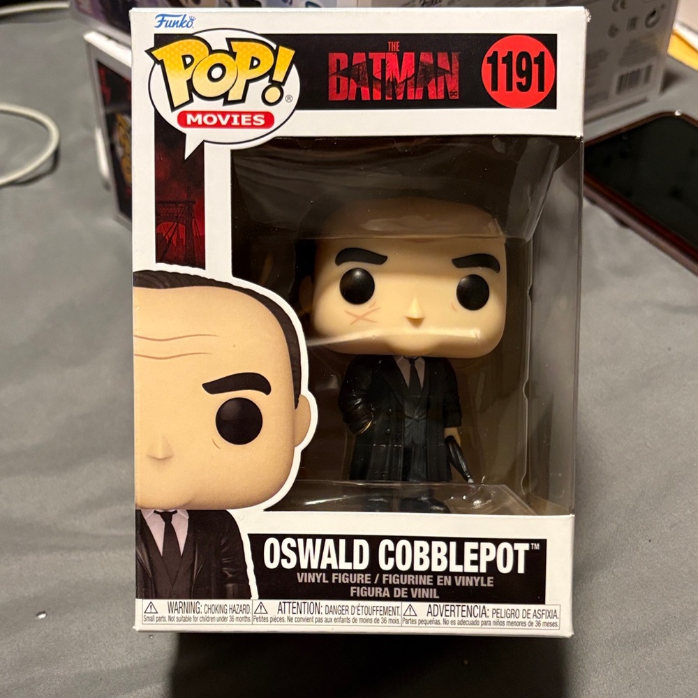 Funko Pop Oswald Cobblepot Figure - Black and White